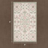 image:imageLaura Ashley All Loop Tufted 3x5 Washable SkidResistant Accent Rug  Ivory MarwoodMarwood Ivory