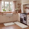 image:imageLaura Ashley All Loop Tufted 3x5 Washable SkidResistant Accent Rug  Ivory MarwoodMarwood Ivory