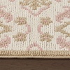 image:imageLaura Ashley All Loop Tufted 3x5 Washable SkidResistant Accent Rug  Ivory MarwoodMarwood Pink