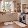 image:imageLaura Ashley All Loop Tufted 3x5 Washable SkidResistant Accent Rug  Ivory MarwoodMarwood Pink