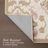 image:imageLaura Ashley All Loop Tufted 3x5 Washable SkidResistant Accent Rug  Ivory MarwoodMarwood Pink