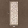 image:imageLaura Ashley All Loop Tufted 3x5 Washable SkidResistant Accent Rug  Ivory MarwoodMarwood Pink
