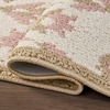 image:imageLaura Ashley All Loop Tufted 3x5 Washable SkidResistant Accent Rug  Ivory MarwoodMarwood Pink