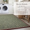 image:imageLaura Ashley Annecy Imagine Printed Chenille NonSlip Washable Rug Navy Multi 710x 10 Area RugAnnecy Green