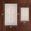 image:imageLaura Ashley Annecy Imagine Printed Chenille NonSlip Washable Rug Navy Multi 710x 10 Area RugChatsworth Ivory