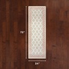 image:imageLaura Ashley Annecy Imagine Printed Chenille NonSlip Washable Rug Navy Multi 710x 10 Area RugDeaney Ivory