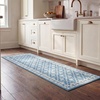 image:imageLaura Ashley Annecy Imagine Printed Chenille NonSlip Washable Rug Navy Multi 710x 10 Area RugMerley Blue