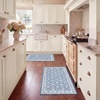 image:imageLaura Ashley Annecy Imagine Printed Chenille NonSlip Washable Rug Navy Multi 710x 10 Area RugMerley Blue