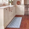 image:imageLaura Ashley Annecy Imagine Printed Chenille NonSlip Washable Rug Navy Multi 710x 10 Area RugMerley Blue