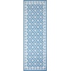 image:imageLaura Ashley Annecy Imagine Printed Chenille NonSlip Washable Rug Navy Multi 710x 10 Area RugMerley Blue
