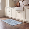 image:imageLaura Ashley Annecy Imagine Printed Chenille NonSlip Washable Rug Navy Multi 710x 10 Area RugMerley Blue
