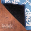 image:imageLaura Ashley Annecy Imagine Printed Chenille NonSlip Washable Rug Navy Multi 710x 10 Area RugMerley Blue