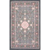 image:imageLaura Ashley Annecy Imagine Printed Chenille NonSlip Washable Rug Navy Multi 710x 10 Area RugVictora Navy