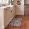 image:imageLaura Ashley Annecy Imagine Printed Chenille NonSlip Washable Rug Navy Multi 710x 10 Area RugVictora Navy