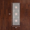 image:imageLaura Ashley Annecy Imagine Printed Chenille NonSlip Washable Rug Navy Multi 710x 10 Area RugVictora Navy