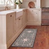 image:imageLaura Ashley Annecy Imagine Printed Chenille NonSlip Washable Rug Navy Multi 710x 10 Area RugVictora Navy