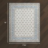 image:imageLaura Ashley Beige Multi Oastbrook Flowers Floral Machine Washable amp Slip Resistant 22 x 6 Runner RugAmelia Blue