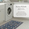 image:imageLaura Ashley Beige Multi Oastbrook Flowers Floral Machine Washable amp Slip Resistant 22 x 6 Runner RugAure Blue