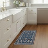 image:imageLaura Ashley Beige Multi Oastbrook Flowers Floral Machine Washable amp Slip Resistant 22 x 6 Runner RugAure Blue