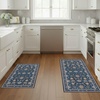 image:imageLaura Ashley Beige Multi Oastbrook Flowers Floral Machine Washable amp Slip Resistant 22 x 6 Runner RugAure Blue