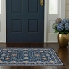 image:imageLaura Ashley Beige Multi Oastbrook Flowers Floral Machine Washable amp Slip Resistant 22 x 6 Runner RugAure Blue