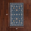 image:imageLaura Ashley Beige Multi Oastbrook Flowers Floral Machine Washable amp Slip Resistant 22 x 6 Runner RugAure Blue