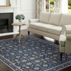 image:imageLaura Ashley Beige Multi Oastbrook Flowers Floral Machine Washable amp Slip Resistant 22 x 6 Runner RugAure Blue