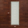 image:imageLaura Ashley Beige Multi Oastbrook Flowers Floral Machine Washable amp Slip Resistant 22 x 6 Runner RugAure Sage