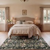 image:imageLaura Ashley Beige Multi Oastbrook Flowers Floral Machine Washable amp Slip Resistant 22 x 6 Runner RugBarrington Navy Multi
