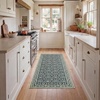 image:imageLaura Ashley Beige Multi Oastbrook Flowers Floral Machine Washable amp Slip Resistant 22 x 6 Runner RugBarrington Navy Multi