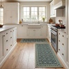 image:imageLaura Ashley Beige Multi Oastbrook Flowers Floral Machine Washable amp Slip Resistant 22 x 6 Runner RugBarrington Navy Multi