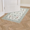 image:imageLaura Ashley Beige Multi Oastbrook Flowers Floral Machine Washable amp Slip Resistant 22 x 6 Runner RugBeige Aure Floral