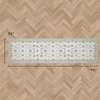 image:imageLaura Ashley Beige Multi Oastbrook Flowers Floral Machine Washable amp Slip Resistant 22 x 6 Runner RugBeige Aure Floral