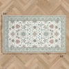 image:imageLaura Ashley Beige Multi Oastbrook Flowers Floral Machine Washable amp Slip Resistant 22 x 6 Runner RugBeige Aure Floral