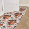 image:imageLaura Ashley Beige Multi Oastbrook Flowers Floral Machine Washable amp Slip Resistant 22 x 6 Runner RugBeige Dahlias Floral