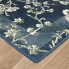 image:imageLaura Ashley Beige Multi Oastbrook Flowers Floral Machine Washable amp Slip Resistant 22 x 6 Runner RugDark Navy Aria Floral Border