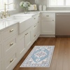image:imageLaura Ashley Beige Multi Oastbrook Flowers Floral Machine Washable amp Slip Resistant 22 x 6 Runner RugFlorence Blue