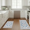 image:imageLaura Ashley Beige Multi Oastbrook Flowers Floral Machine Washable amp Slip Resistant 22 x 6 Runner RugFlorence Blue