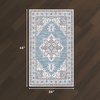 image:imageLaura Ashley Beige Multi Oastbrook Flowers Floral Machine Washable amp Slip Resistant 22 x 6 Runner RugFlorence Blue