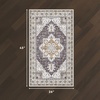 image:imageLaura Ashley Beige Multi Oastbrook Flowers Floral Machine Washable amp Slip Resistant 22 x 6 Runner RugFlorence Taupe