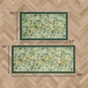image:imageLaura Ashley Beige Multi Oastbrook Flowers Floral Machine Washable amp Slip Resistant 22 x 6 Runner RugGreen Lovestone Floral