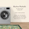 image:imageLaura Ashley Beige Multi Oastbrook Flowers Floral Machine Washable amp Slip Resistant 22 x 6 Runner RugGreen Lovestone Floral