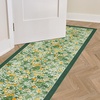 image:imageLaura Ashley Beige Multi Oastbrook Flowers Floral Machine Washable amp Slip Resistant 22 x 6 Runner RugGreen Lovestone Floral