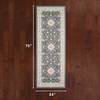 image:imageLaura Ashley Beige Multi Oastbrook Flowers Floral Machine Washable amp Slip Resistant 22 x 6 Runner RugLydney Navy Multi