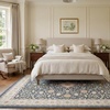 image:imageLaura Ashley Beige Multi Oastbrook Flowers Floral Machine Washable amp Slip Resistant 22 x 6 Runner RugLydney Navy Multi
