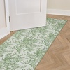 image:imageLaura Ashley Beige Multi Oastbrook Flowers Floral Machine Washable amp Slip Resistant 22 x 6 Runner RugSage Ivory Bedford Floral