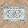 image:imageLaura Ashley Beige Multi Oastbrook Flowers Floral Machine Washable amp Slip Resistant 22 x 6 Runner RugSea Spray Blue Josette Medallion