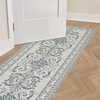 image:imageLaura Ashley Beige Multi Oastbrook Flowers Floral Machine Washable amp Slip Resistant 22 x 6 Runner RugSea Spray Blue Josette Medallion