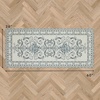 image:imageLaura Ashley Beige Multi Oastbrook Flowers Floral Machine Washable amp Slip Resistant 22 x 6 Runner RugSea Spray Blue Josette Medallion