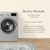 image:imageLaura Ashley Beige Multi Oastbrook Flowers Floral Machine Washable amp Slip Resistant 22 x 6 Runner RugSea Spray Blue Josette Medallion